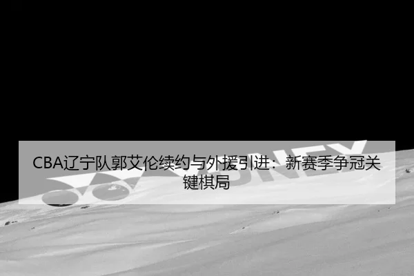 CBA辽宁队郭艾伦续约与外援引进：新赛季争冠关键棋局